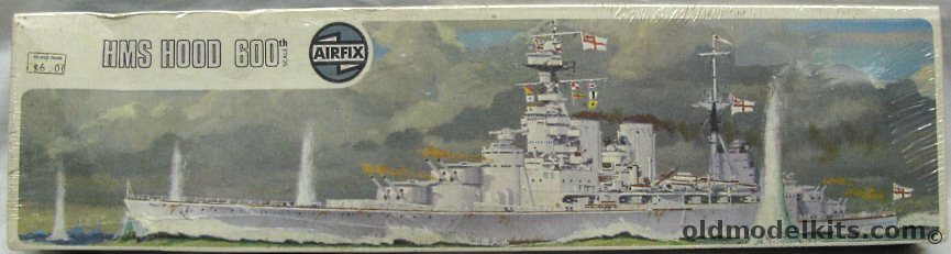 Airfix 1/600 HMS Hood T4 Issue, 04202-6 plastic model kit